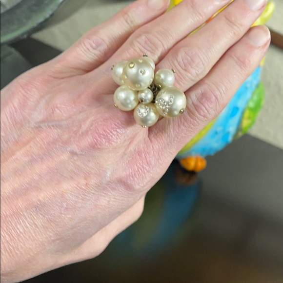 WOW POSHMARK - Authentic CHANEL SUPERMODEL FESTIVAL Bold & Gold & Pearl Ring - Picture 11 of 15